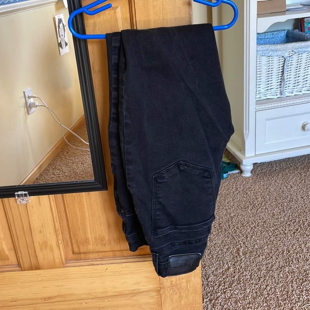 Black size 4 Lucky Brand high rise skinny jeans